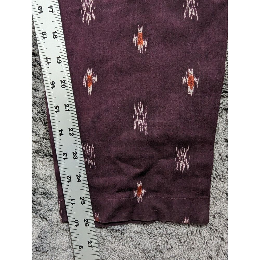 Madewell 1937 Pleated Tapered Leg Pants Women's Size 4 Purple - Picture 8 of 14